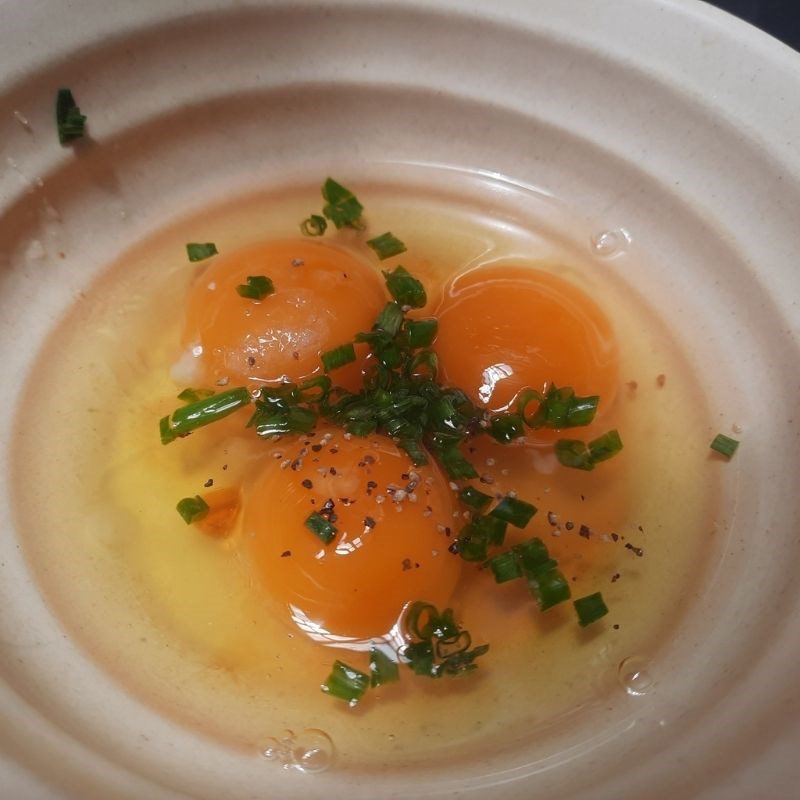Step 2 Beat the Eggs with Seasoning Vegetable Fried Eggs