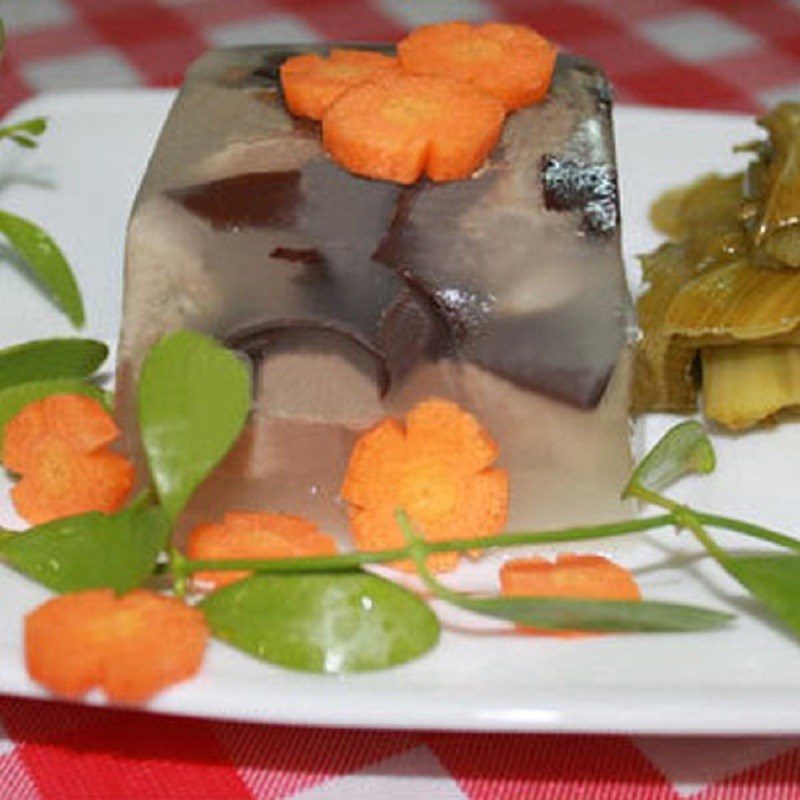 Step 5 Final Product Chicken Cooked in Jelly with Pork Skin