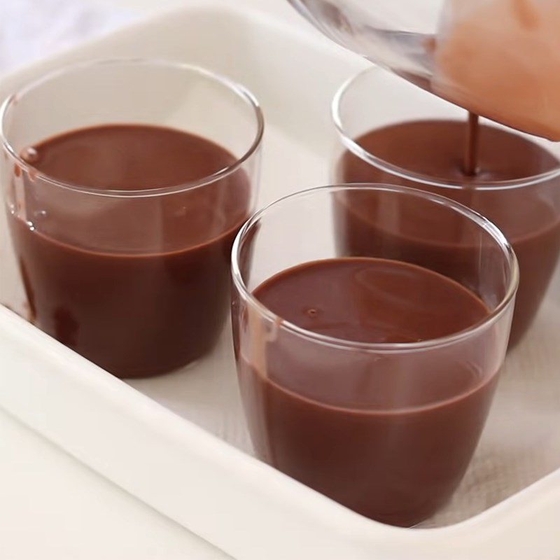 Step 3 Pouring the pudding mold Cacao pudding (with gelatin)