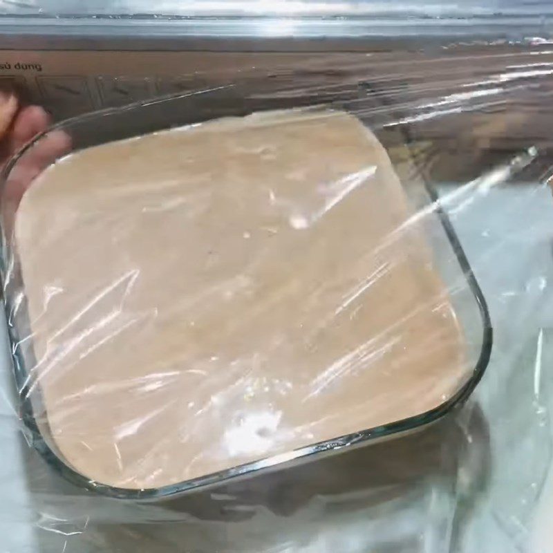 Step 4 Pouring into molds and chilling Cocoa ice cream