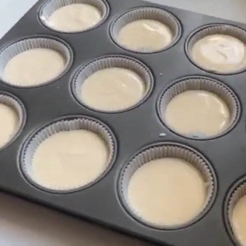 Step 4 Pouring and Baking the Cake Condensed Milk Sponge Cake