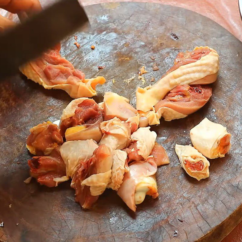 Step 1 Prepare the chicken for Stir-fried Cucumber with Chicken