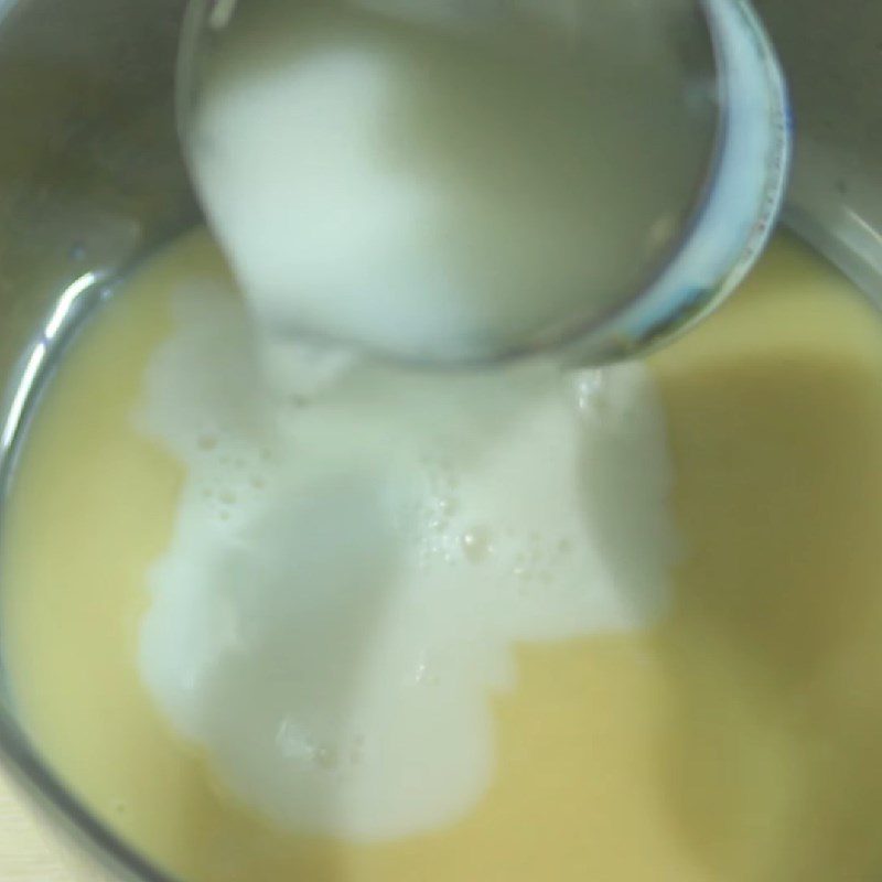 Step 1 Warm the milk Mango yogurt pouch