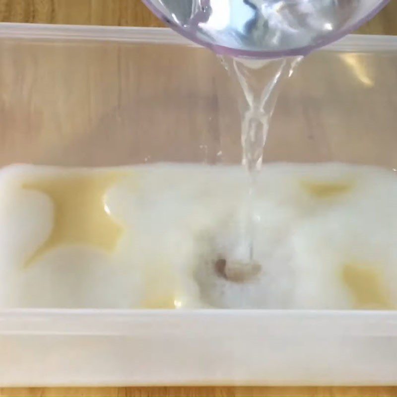 Step 1 Warm the milk Mango yogurt