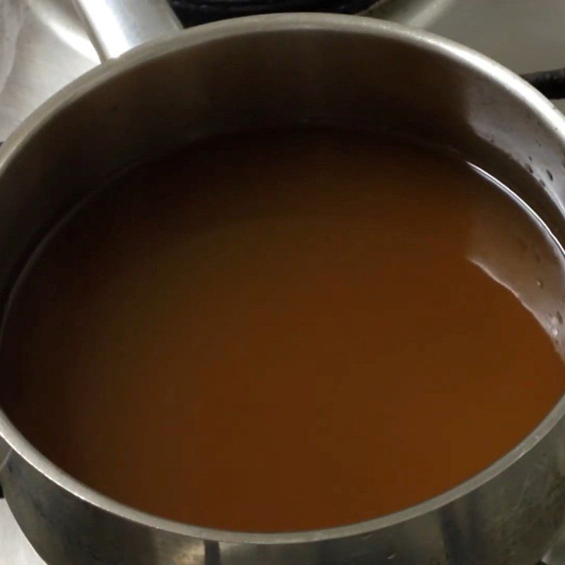 Step 4 Cook the apple syrup