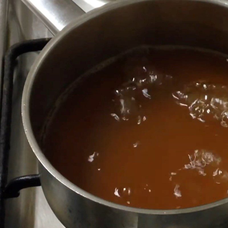Step 4 Cook apple syrup Apple cinnamon syrup
