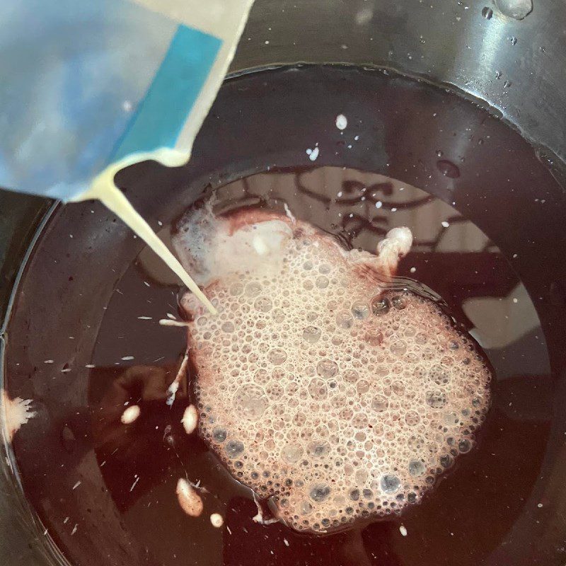 Step 3 Cook brown rice milk Brown rice milk