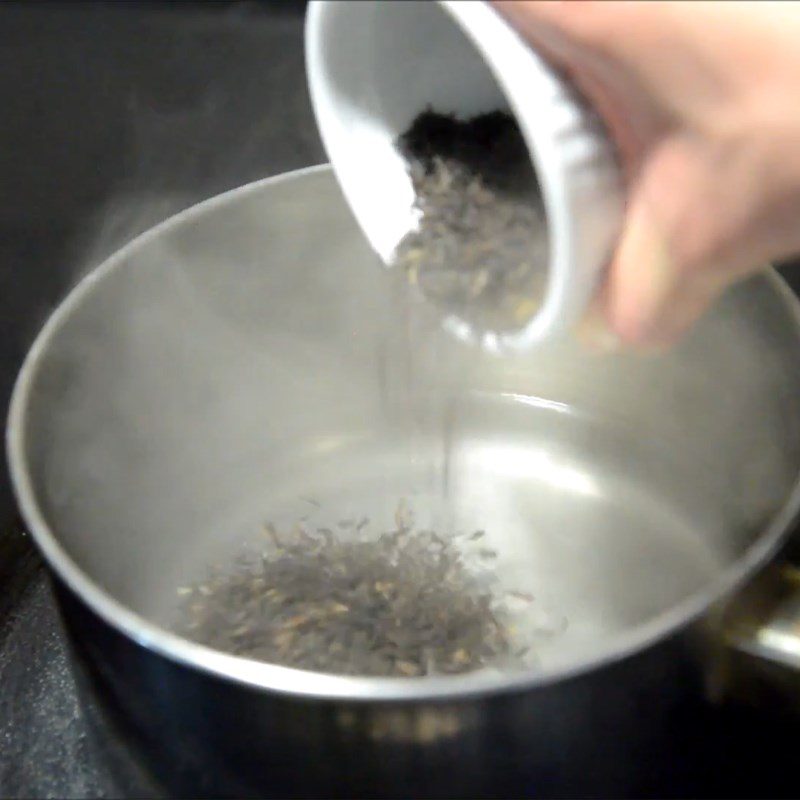 Step 1 Boil the tea Royal Milk Tea