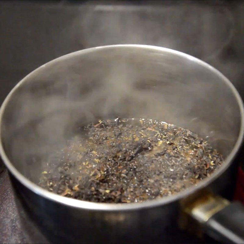 Step 1 Boil the tea Royal Milk Tea