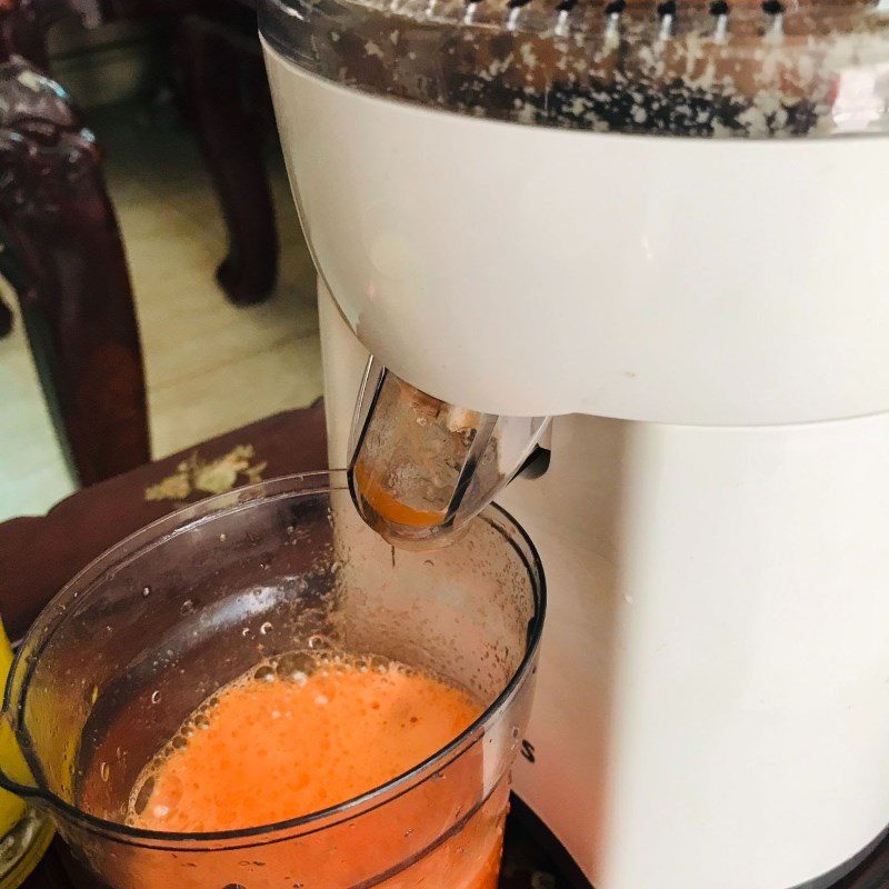 Step 2 Juice the carrots for Carrot Juice
