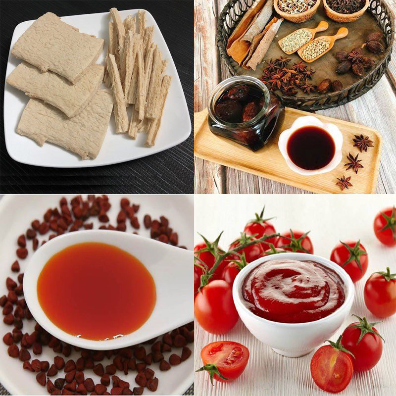 Ingredients for vegetarian broken rice dish