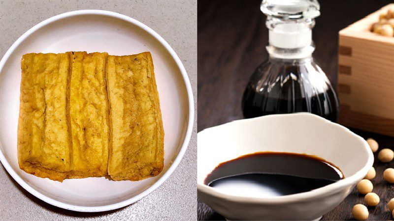 Ingredients for soy sauce braised tofu