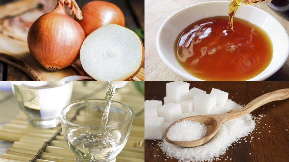 Ingredients for onion salad