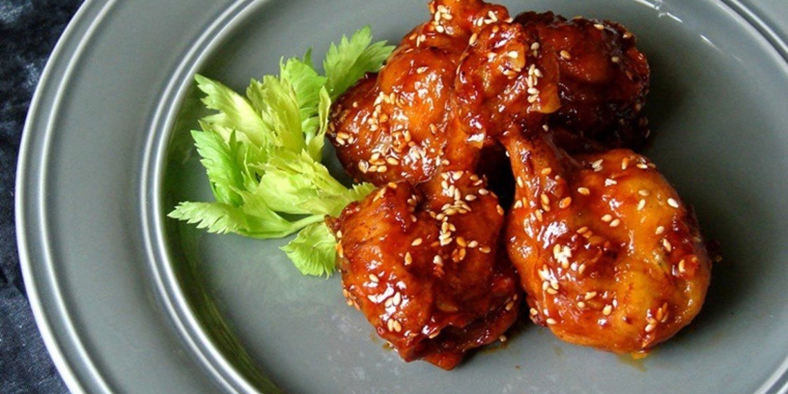 grilled chicken delicious in electric rice cooker 00491