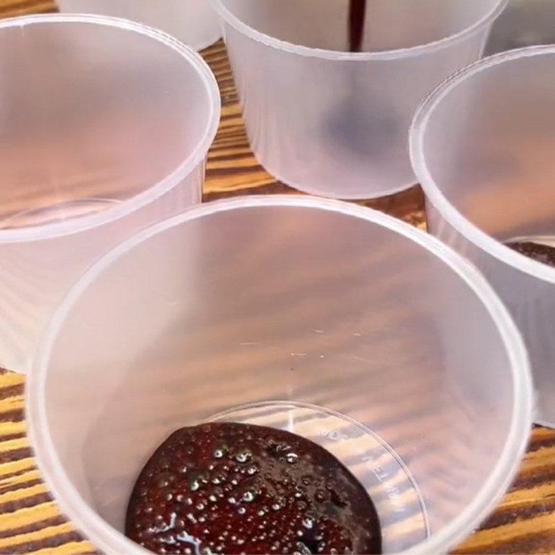 Step 2 Steaming flan jelly (Recipe shared from Tiktok Cooking with TasteVN)