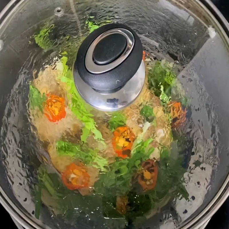 Step 4 Steamed mackerel