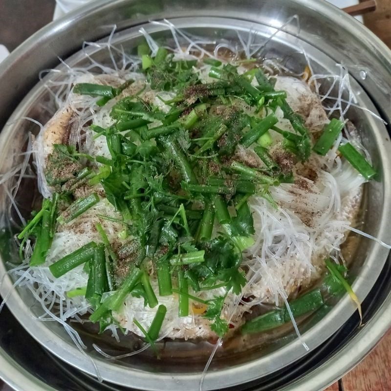 Step 3 Steam the snakehead fish for snakehead fish with vermicelli