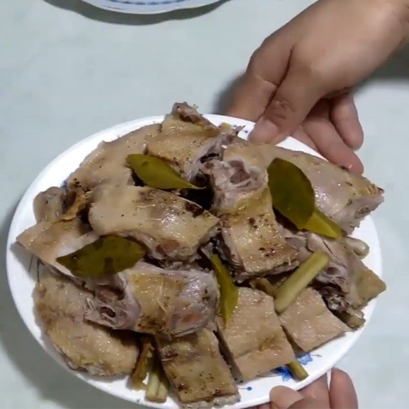 Step 3 Final Product Ginger Steamed Duck