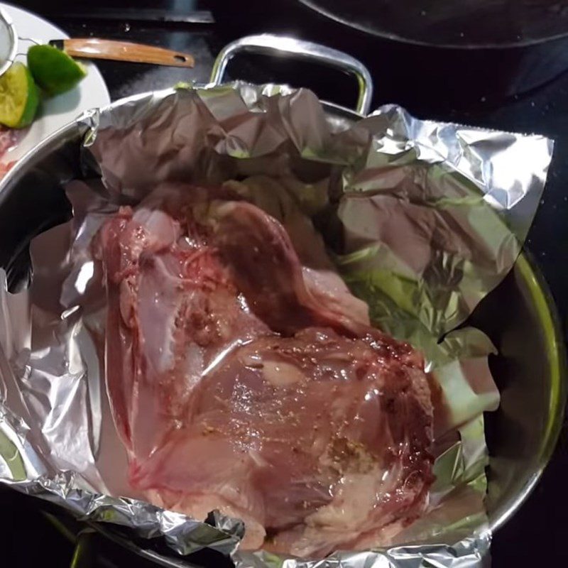 Step 2 Steam the duck Steamed lemon duck