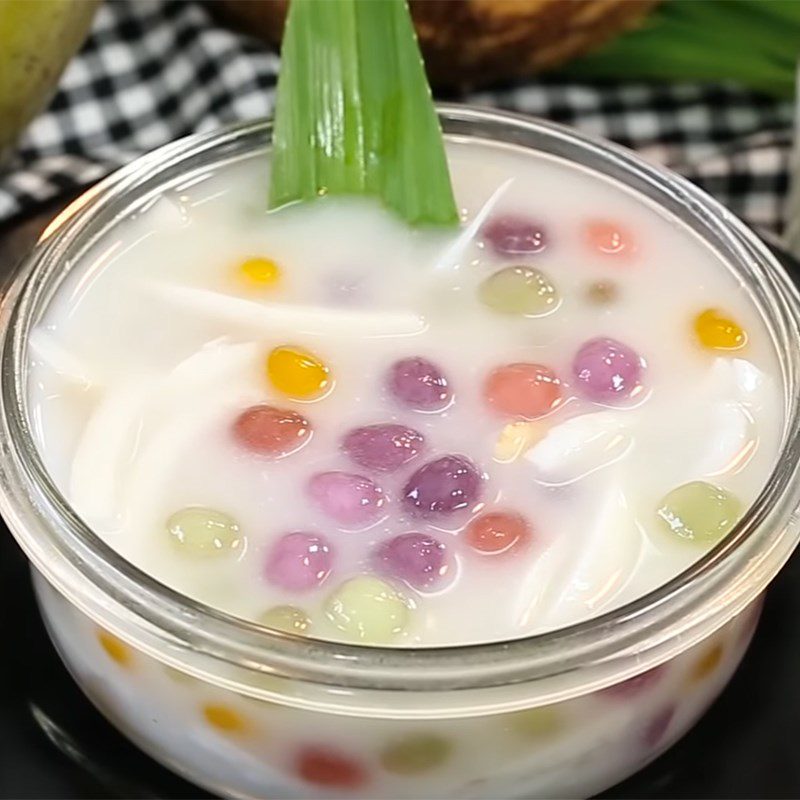 Step 4 Completion of Coconut Tapioca Dessert