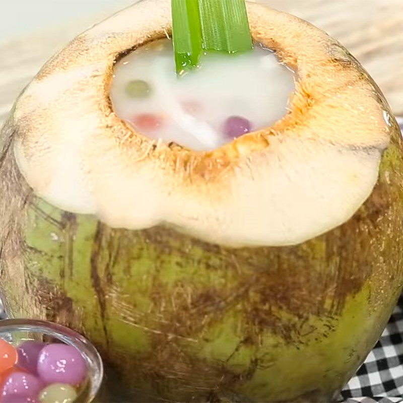 Step 4 Completion of Coconut Tapioca Dessert
