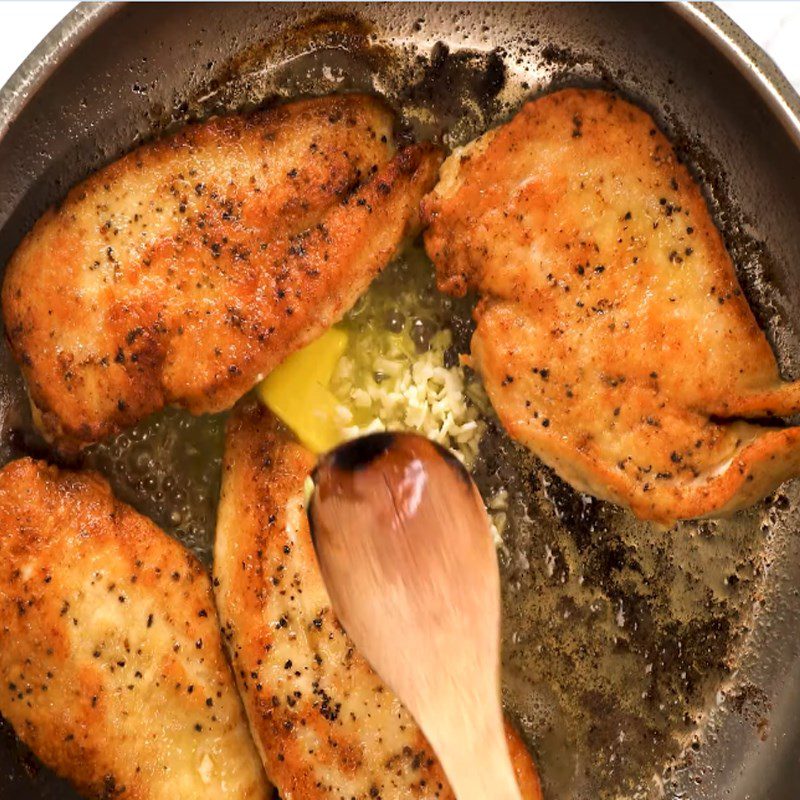 Step 4 Completion Honey-glazed chicken breast