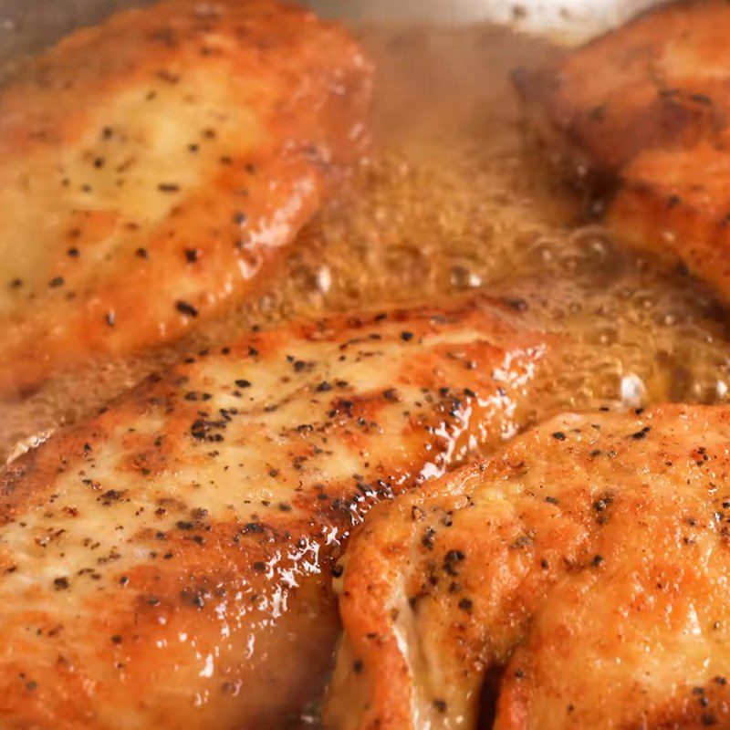 Step 4 Completion Honey-glazed chicken breast