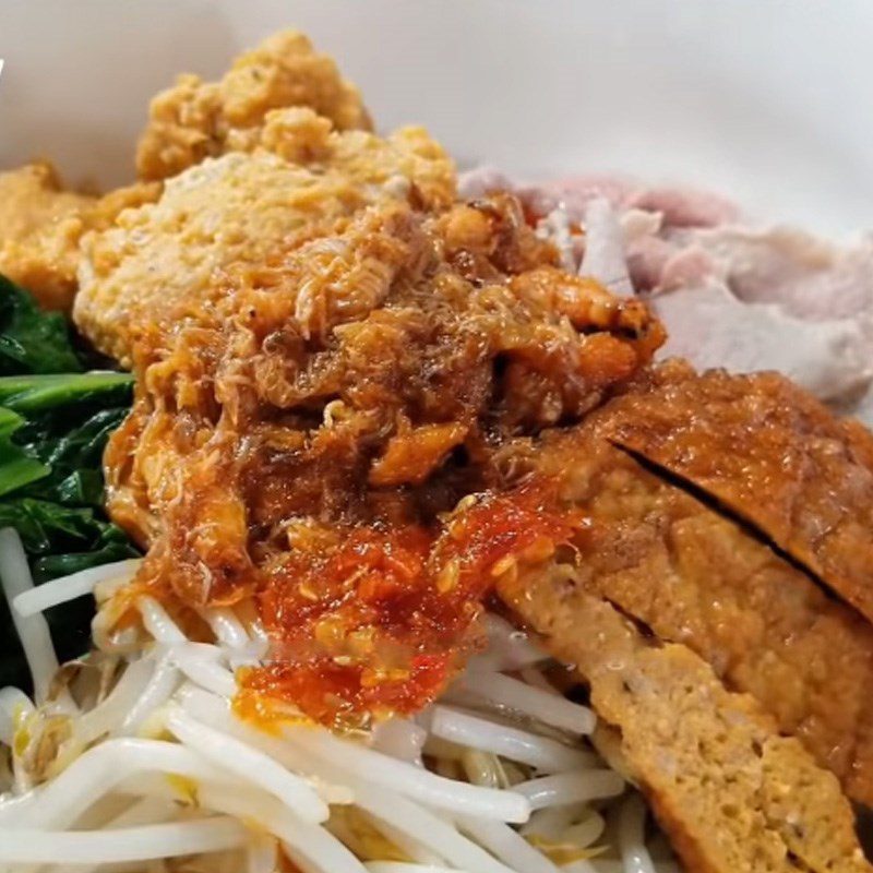 Step 8 Completion of Crab Noodles