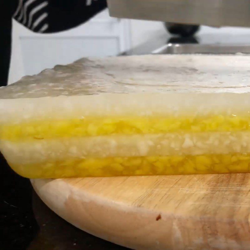 Step 5 Completion of Jackfruit Jelly with Coconut