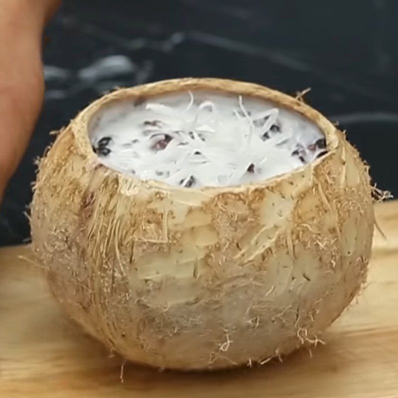 Step 4 Completion Black bean sticky rice - purple sticky rice