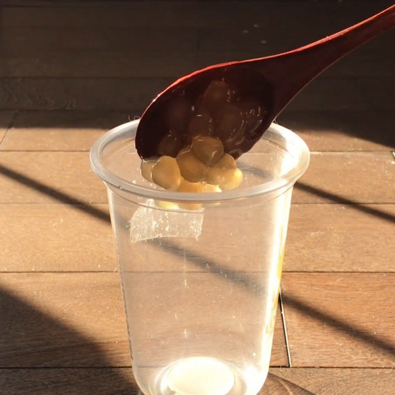 Step 5 Completion of mochi milk tea