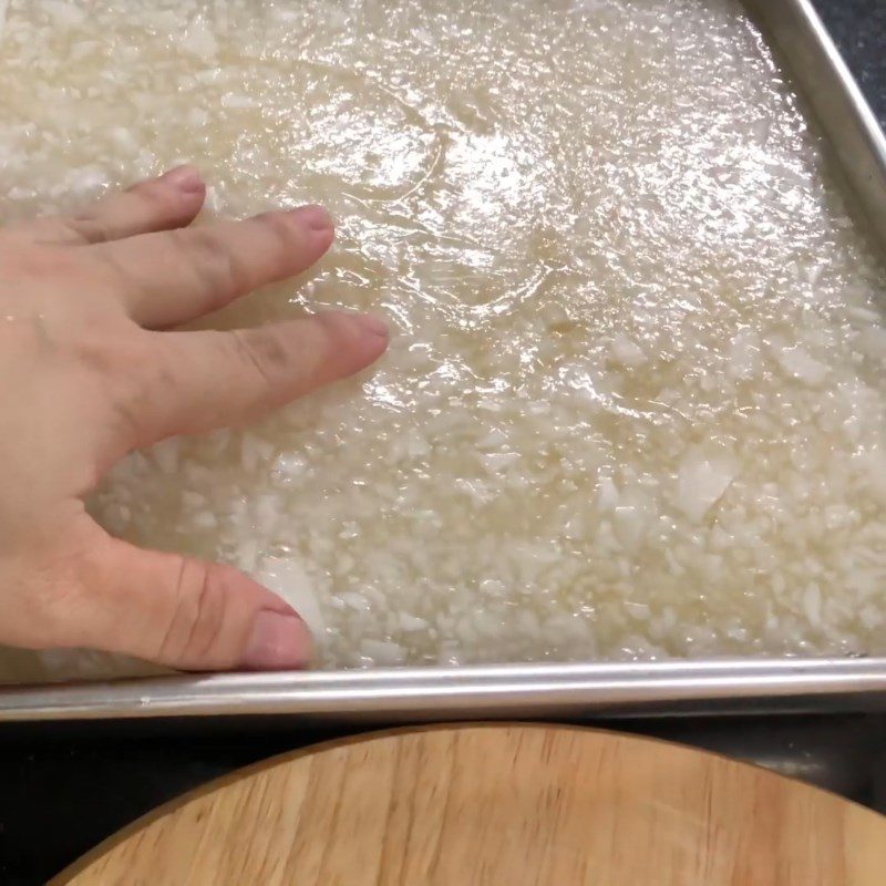 Step 5 Completion of Jackfruit Jelly with Coconut