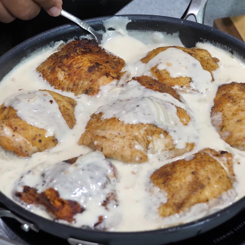 Step 6 Complete Cream Sauce Grilled Chicken