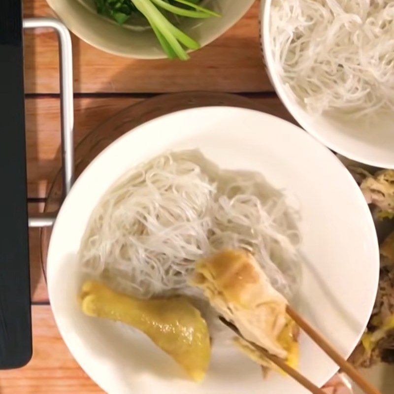 Step 6 Completion Chicken Bamboo Noodles