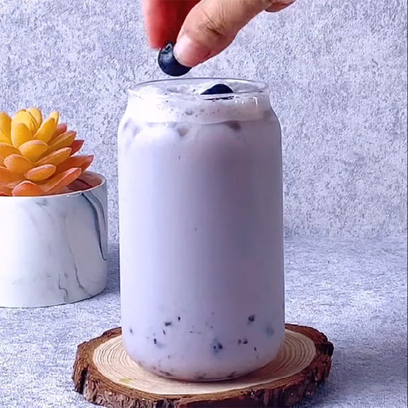 Step 3 Complete Blueberry Milk Tea
