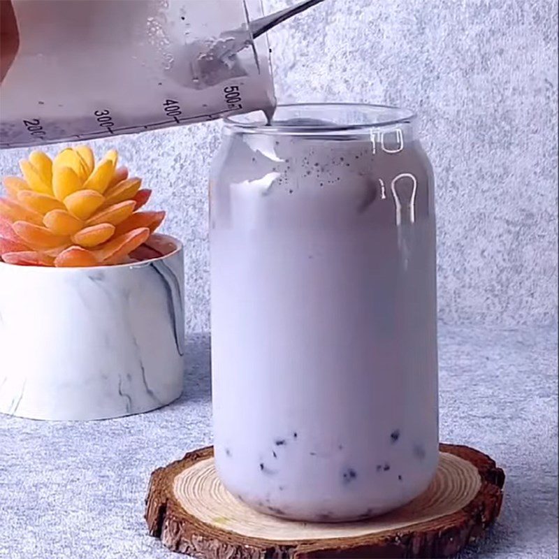 Step 3 Complete Blueberry Milk Tea