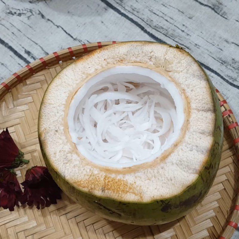 Step 5 Completion of coconut ice cream