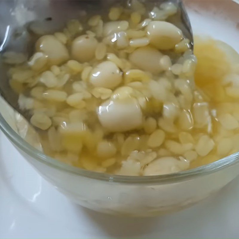 Step 4 Completion Mung bean lotus seed dessert