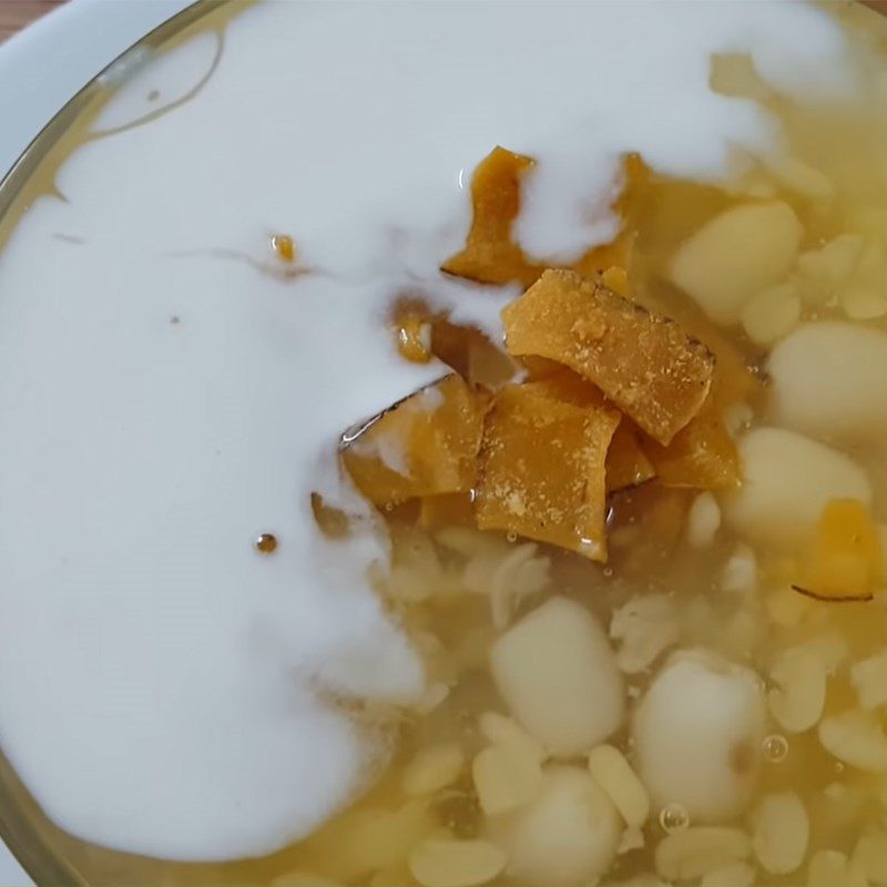 Step 4 Completed Green Bean and Lotus Seed Dessert