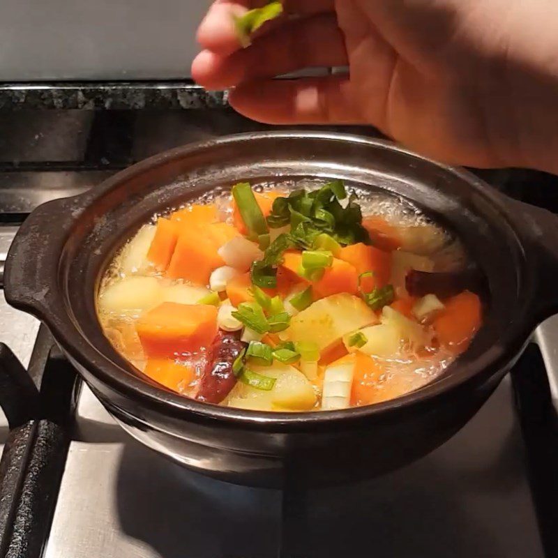 Step 4 Completion Potato Carrot Soup