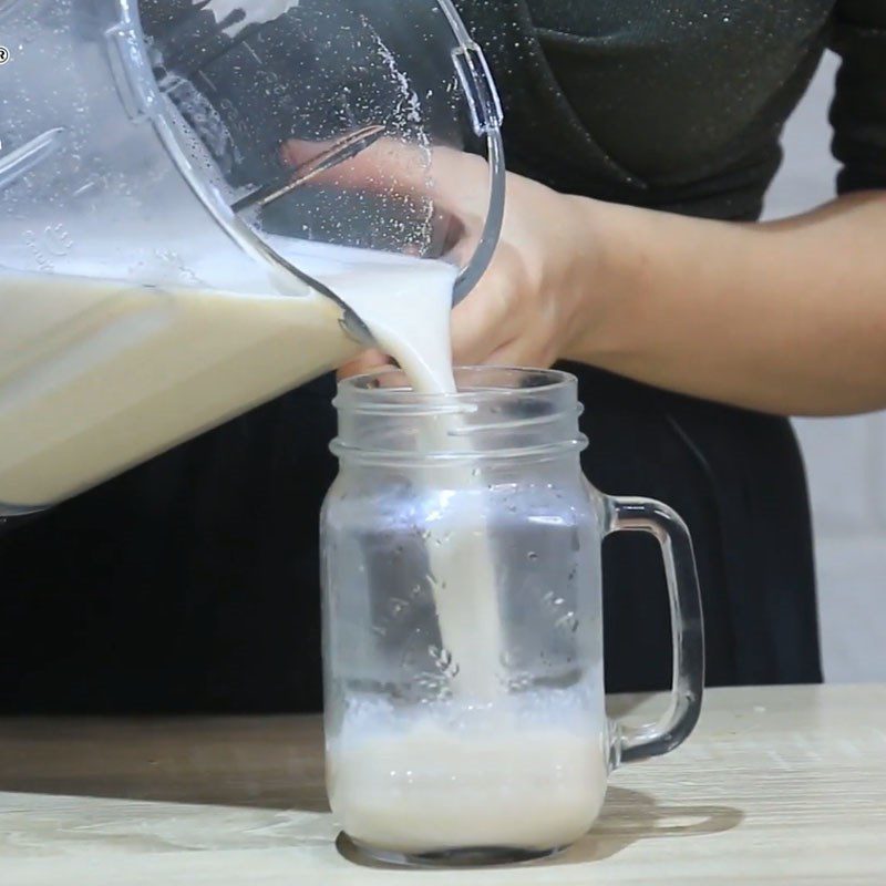 Step 3 Completion Brown Rice Milk with Walnuts