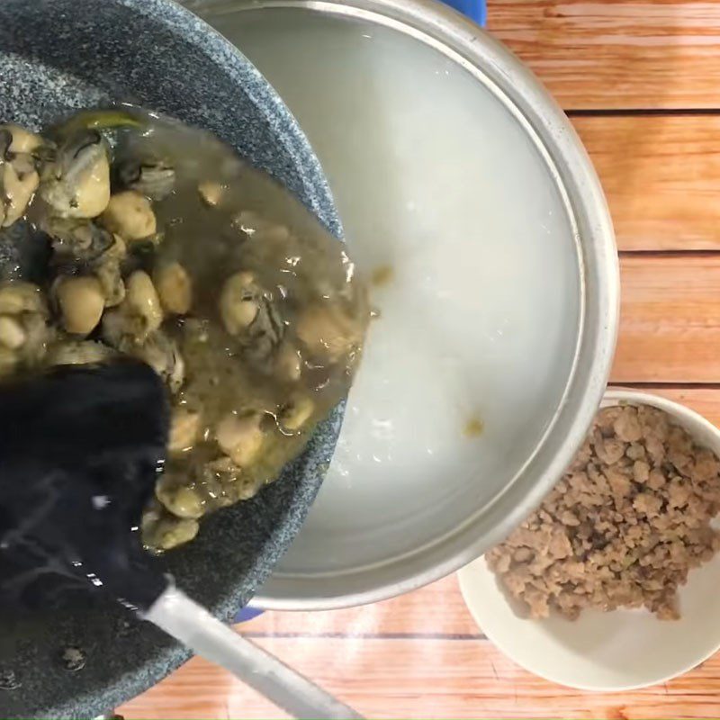 Step 5 Completion Minced meat oyster