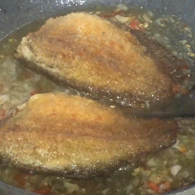 Step 4 Completion Fried dried snakehead fish