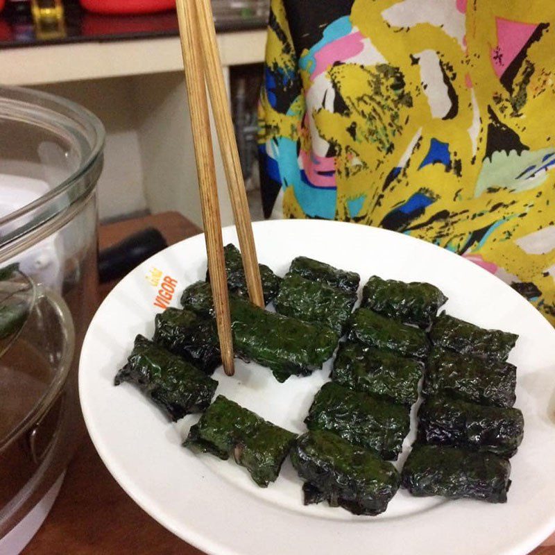 Step 5 Completion Grilled beef in betel leaves