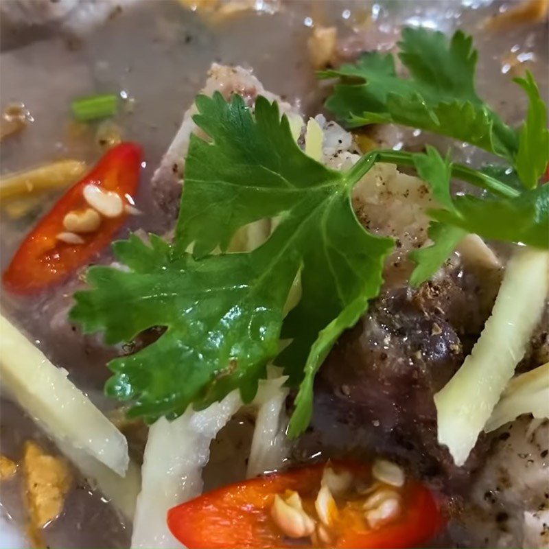 Step 7 Completion of Chao Tieu