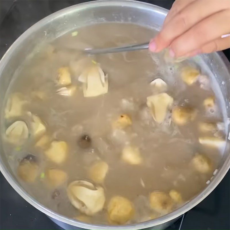 Step 7 Completion of Chao Tieu