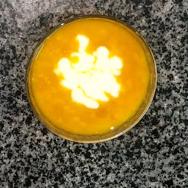 Step 4 Completion of pumpkin dessert with rice cooker