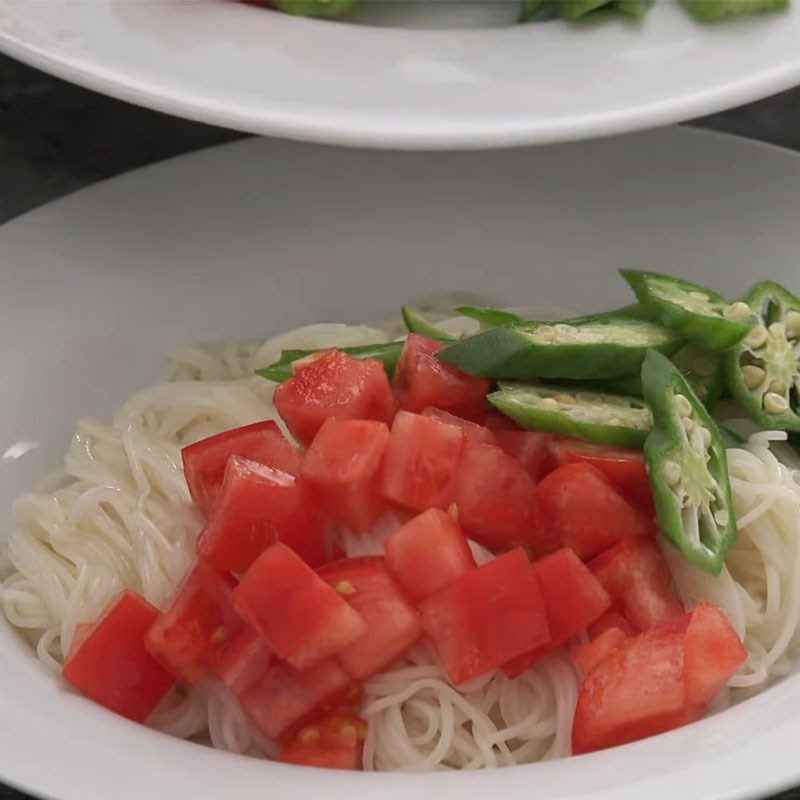 Step 5 Complete Vegetarian Somen Noodles with Vegetables