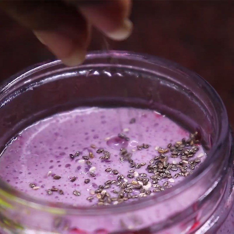 Step 3 Completion of Mulberry Smoothie