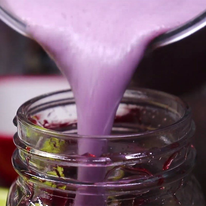 Step 3 Completion of Mulberry Smoothie